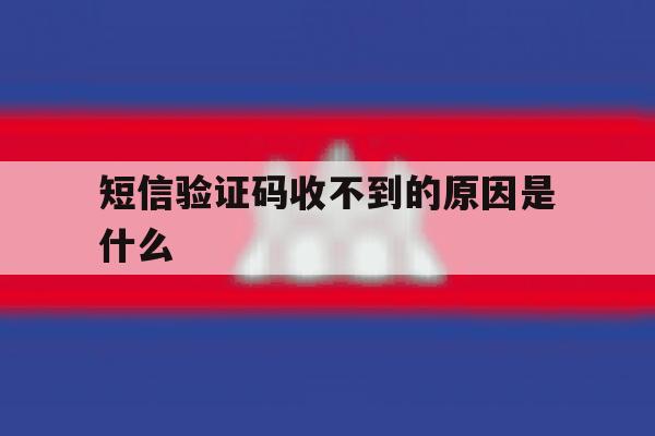 短信验证码收不到的原因是什么 短信验证码收不到的原因是什么