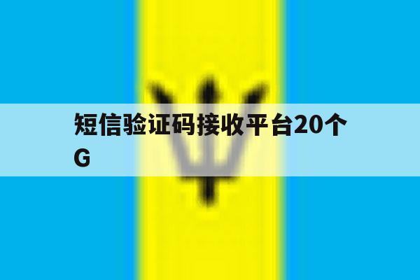 短信验证码接收平台20个G 短信验证码接收平台20个G