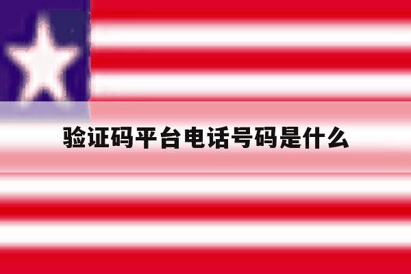验证码平台电话号码是什么 验证码平台电话号码是什么