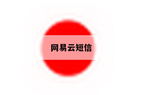 网易云短信 网易云短信