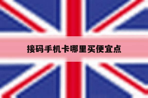 接码手机卡哪里买便宜点 接码手机卡哪里买便宜点
