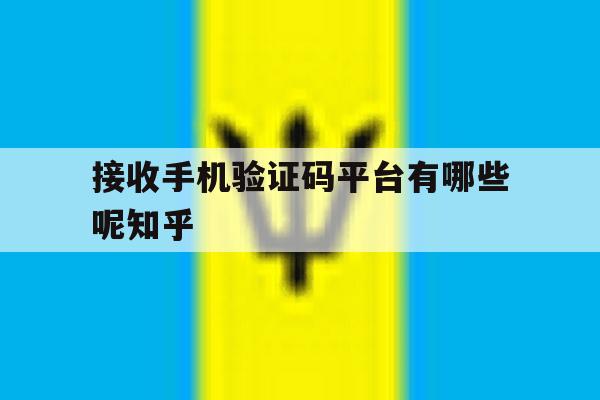 接收手机验证码平台有哪些呢知乎 接收手机验证码平台有哪些呢知乎