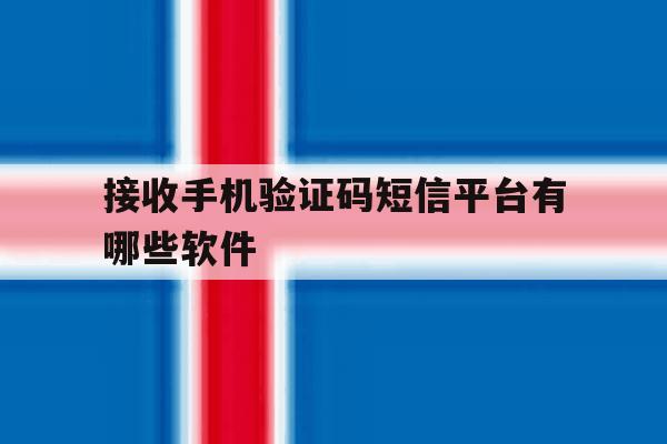 接收手机验证码短信平台有哪些软件 接收手机验证码短信平台有哪些软件