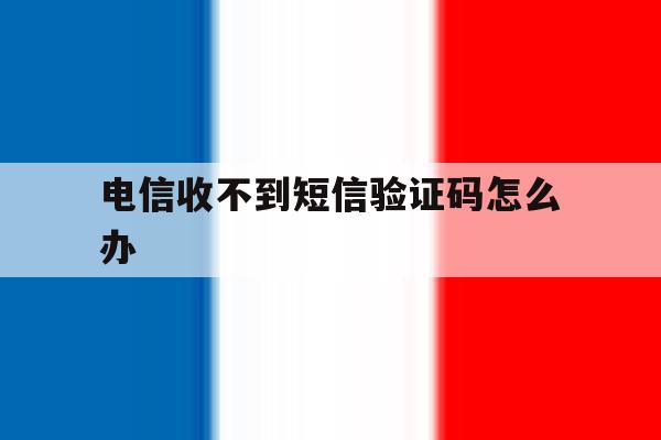 电信收不到短信验证码怎么办 电信收不到短信验证码怎么办