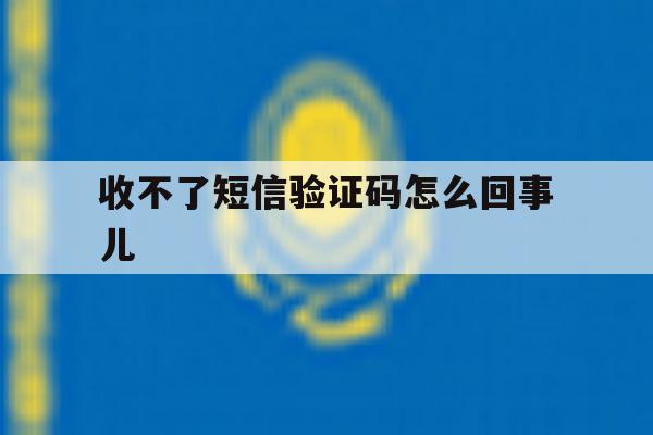 收不了短信验证码怎么回事儿 收不了短信验证码怎么回事儿