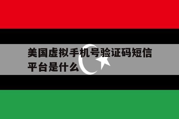 美国虚拟手机号验证码短信平台是什么 美国虚拟手机号验证码短信平台是什么
