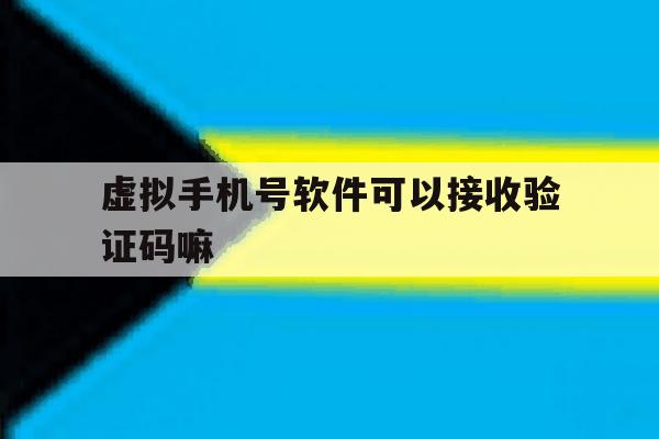 虚拟手机号软件可以接收验证码嘛 虚拟手机号软件可以接收验证码嘛