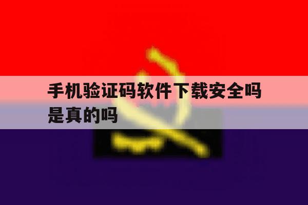 手机验证码软件下载安全吗是真的吗 手机验证码软件下载安全吗是真的吗