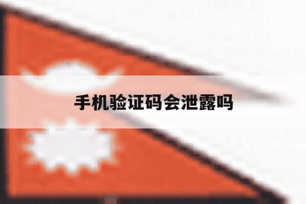 手机验证码会泄露吗 手机验证码会泄露吗
