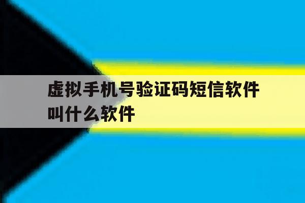 虚拟手机号验证码短信软件叫什么软件 虚拟手机号验证码短信软件叫什么软件