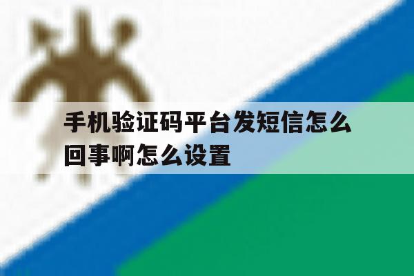 手机验证码平台发短信怎么回事啊怎么设置 手机验证码平台发短信怎么回事啊怎么设置