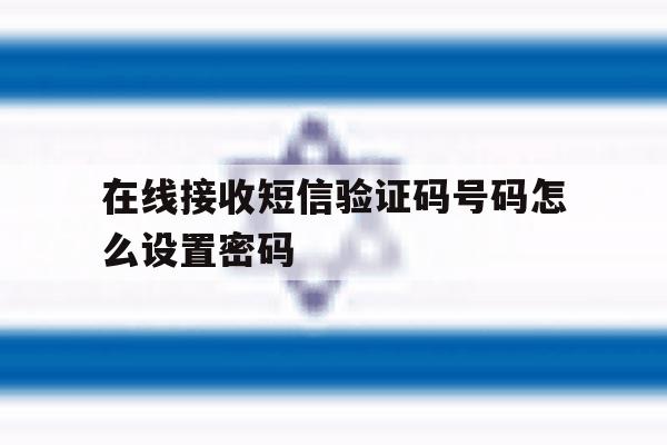 在线接收短信验证码号码怎么设置密码 在线接收短信验证码号码怎么设置密码