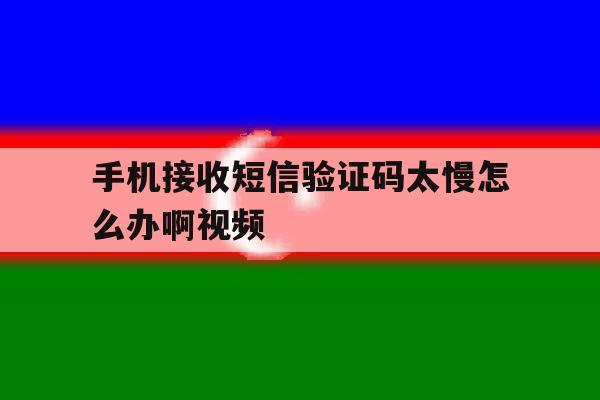 包含手机接收短信验证码太慢怎么办啊视频的词条 包含手机接收短信验证码太慢怎么办啊视频的词条