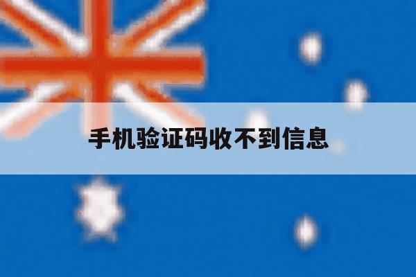 手机验证码收不到信息 手机验证码收不到信息