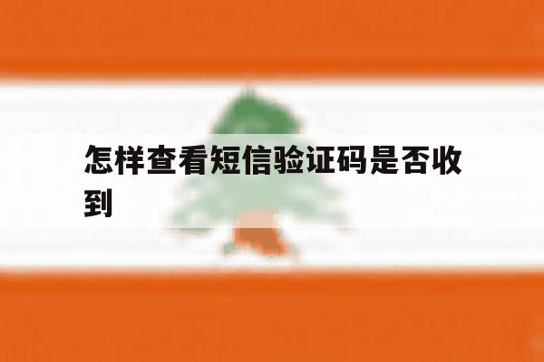 怎样查看短信验证码是否收到 怎样查看短信验证码是否收到