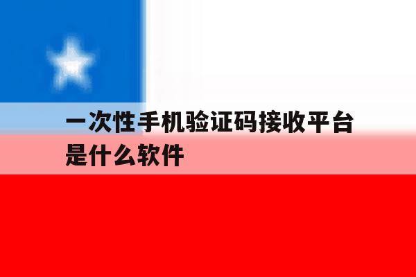 一次性手机验证码接收平台是什么软件 一次性手机验证码接收平台是什么软件