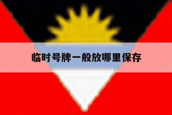 临时号牌一般放哪里保存 临时号牌一般放哪里保存