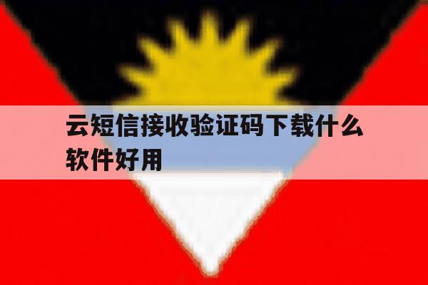 云短信接收验证码下载什么软件好用 云短信接收验证码下载什么软件好用