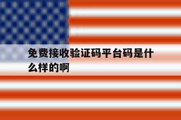 免费接收验证码平台码是什么样的啊 免费接收验证码平台码是什么样的啊