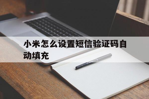 小米怎么设置短信验证码自动填充 小米怎么设置短信验证码自动填充