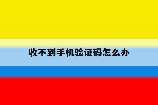 收不到手机验证码怎么办 收不到手机验证码怎么办