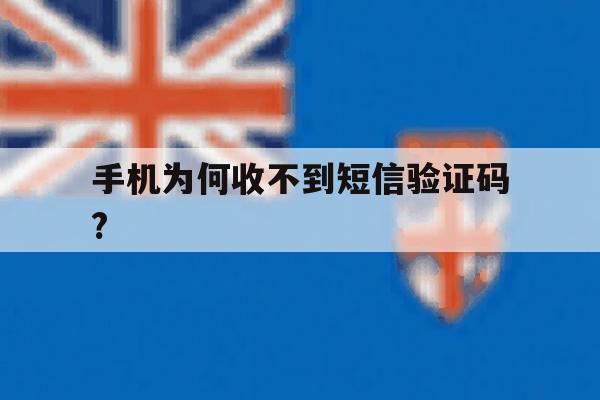 手机为何收不到短信验证码? 手机为何收不到短信验证码?