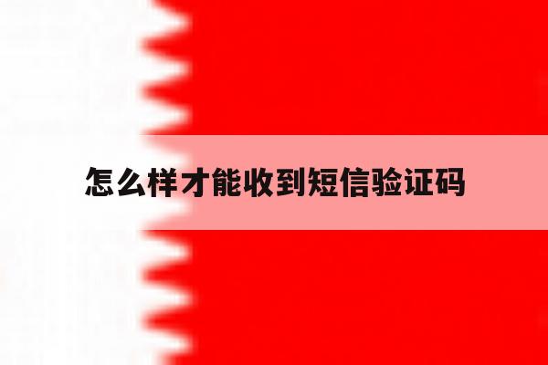包含怎么样才能收到短信验证码的词条 包含怎么样才能收到短信验证码的词条